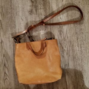 Madewell zip top transport crossbody